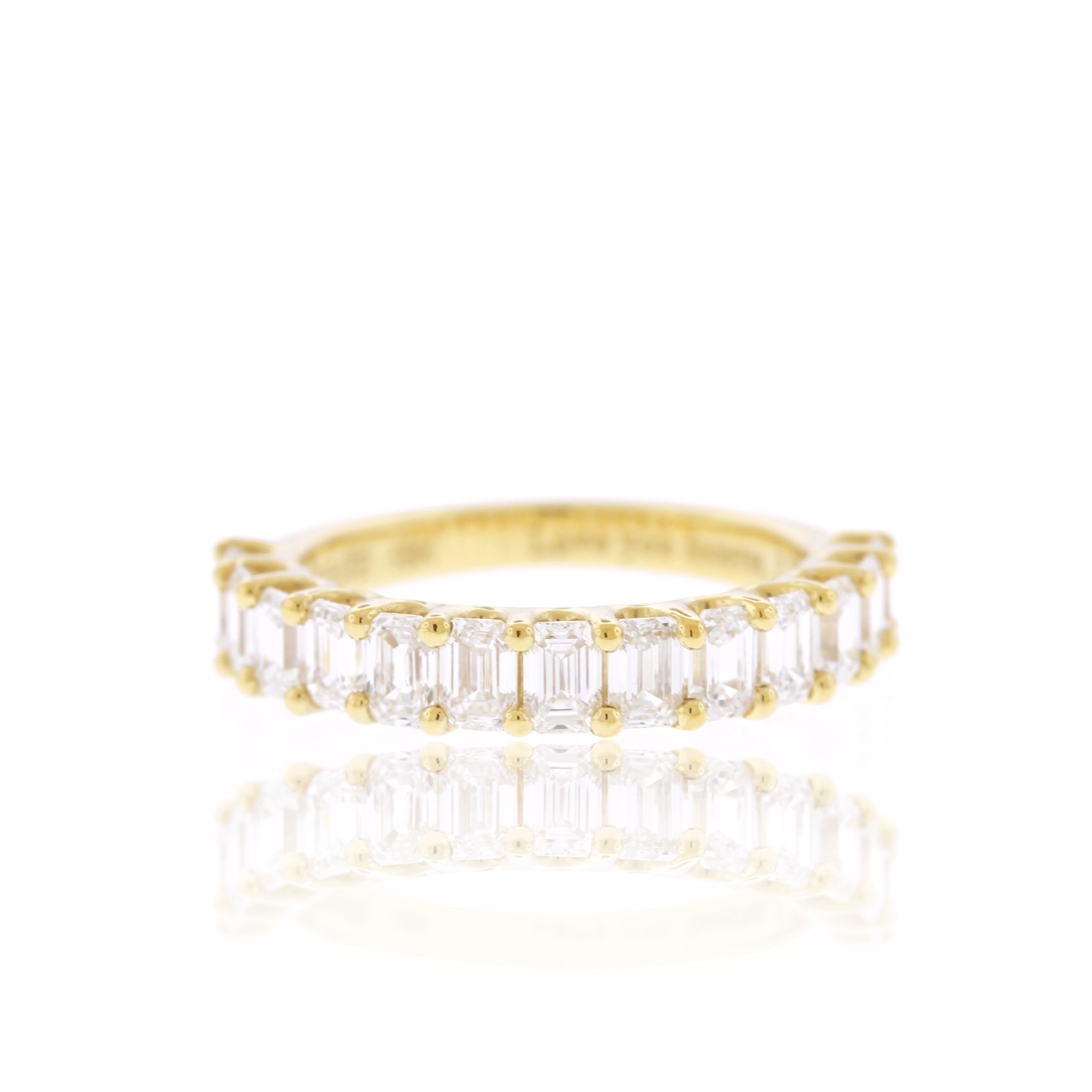 Custom Design Deposit - Half Eternity Natural Diamond Wedding Band