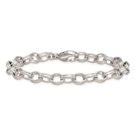 6.5mm Oval Link Chain Bracelet