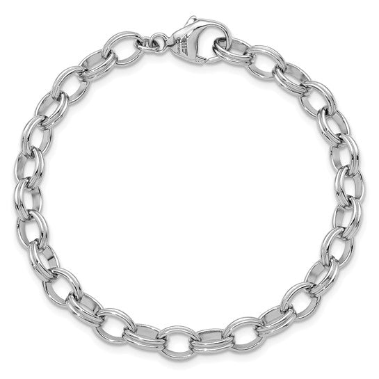 6.5mm Oval Link Chain Bracelet