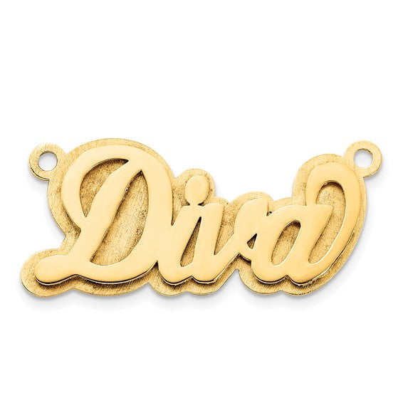 3D Name Plate Pendant - Personalized