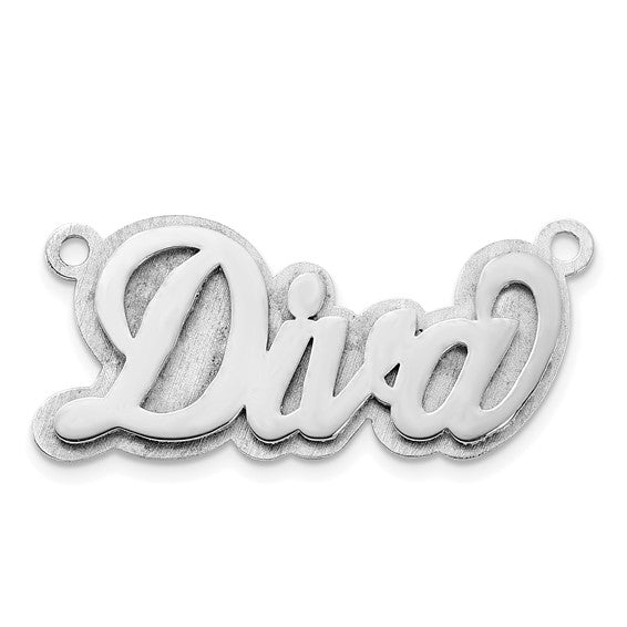 3D Name Plate Pendant - Personalized