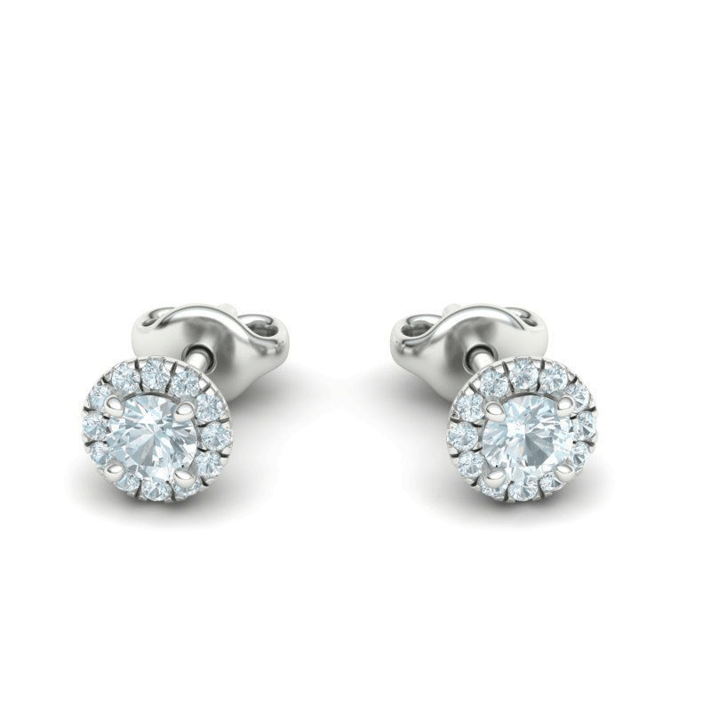 Folded Diamond Heart Earrings – Lindsey Leigh Jewelry